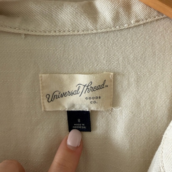Universal Thread Cream Button-Up Jumpsuit - Picture 3 of 3